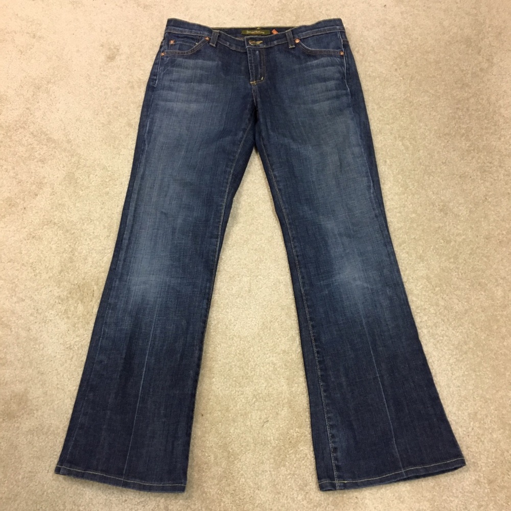 David Kahn Heidi Boot Cut Dark Wash Jeans